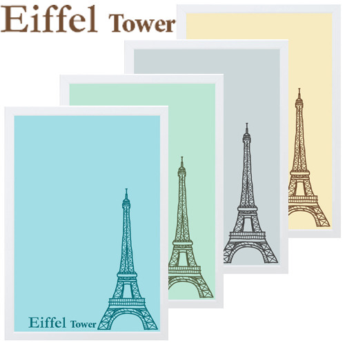 [디자인보드] 에펠탑(자석,화이트우드) *사이즈 옵션선택